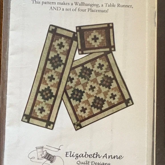 Quilt Pattern Set with Sheep and Geometric Designs - Picture 2 of 3